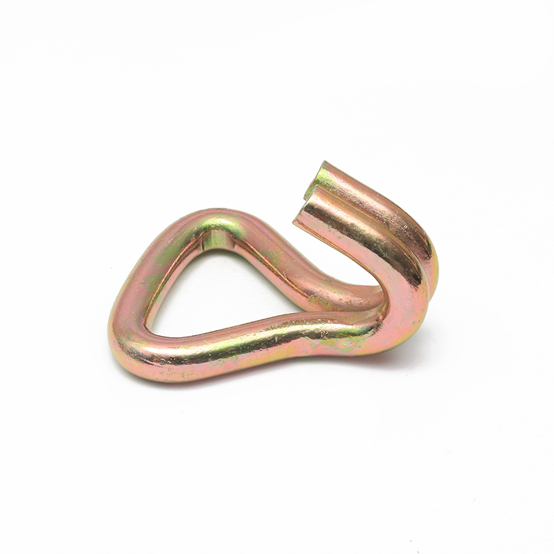 2 inci 5000kg/11000lbs Kuning zink berlapis logam double j cangkuk