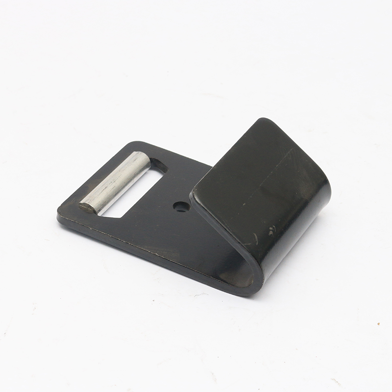 2 inci hitam e-salin logam flat j cangkuk