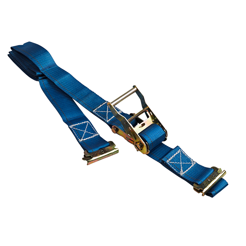 2 inci 50mm*2t tali leher ke bawah dengan trak cangkuk ratchet tiedown e-track ratchet tali loading